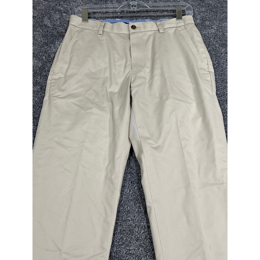 Brooks Brothers Milano Fit Advantage Chino Stretch Pants Mens 30x32 Beige
